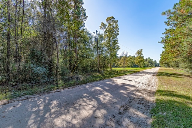 view of road