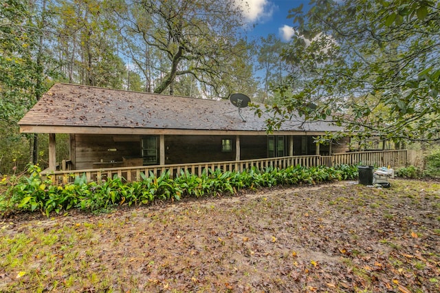 view of back of property