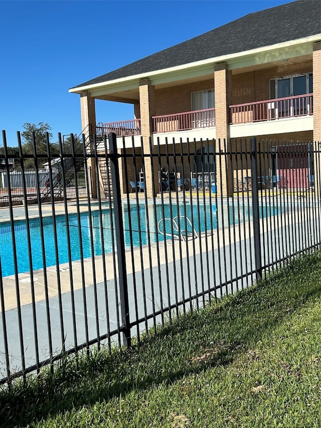 view of pool