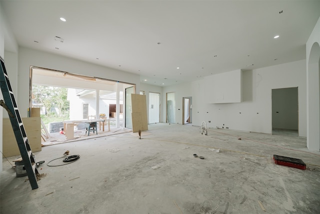 view of unfurnished living room