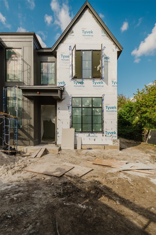 view of rear view of property