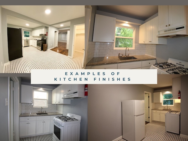 kitchen with appliances with stainless steel finishes, sink, and plenty of natural light