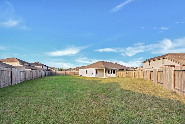 view of yard featuring a patio area