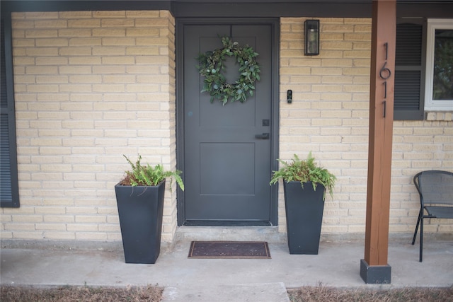 view of property entrance