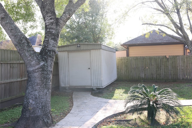 view of outbuilding