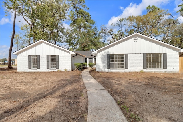 view of ranch-style house