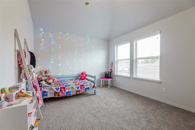 bedroom with carpet flooring