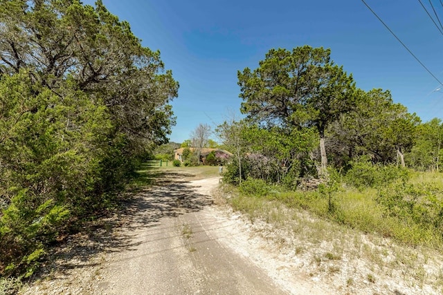 view of road