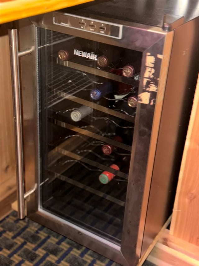 6016 Fm 2720, Maxwell, TX 78656 - wine cellar featuring beverage cooler