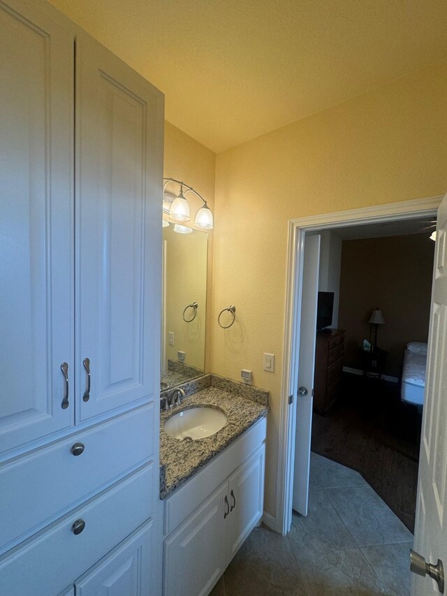 6016 Fm 2720, Maxwell, TX 78656 - bathroom featuring vanity and tile patterned floors