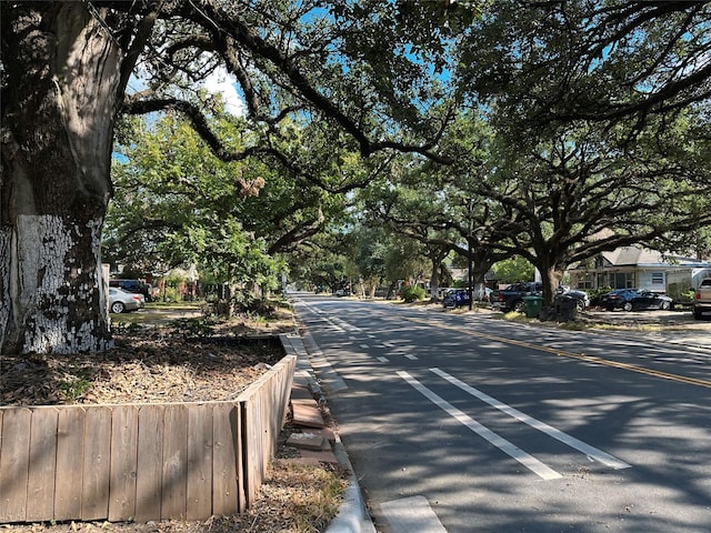 view of road