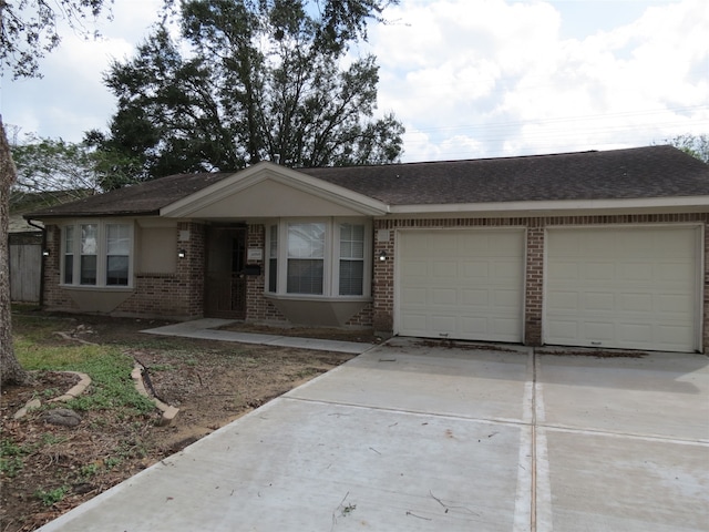 ranch-style house with a garage