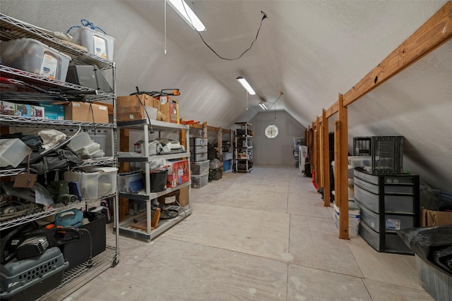 view of storage room