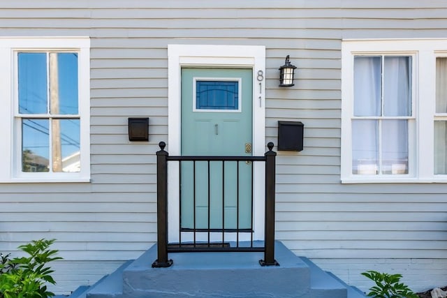 view of property entrance