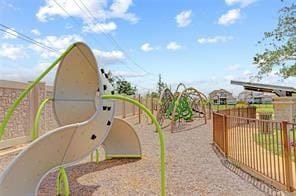 view of jungle gym