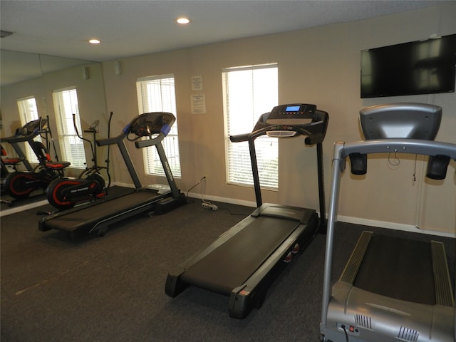 view of workout area