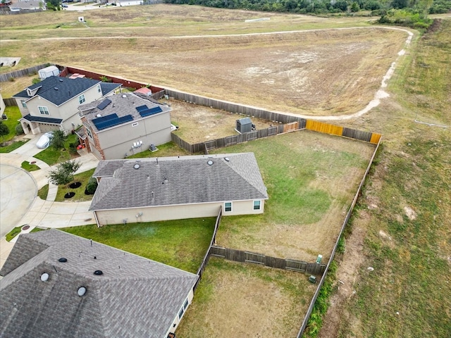 drone / aerial view featuring a rural view