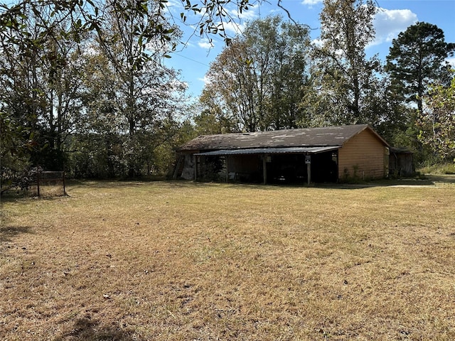 view of yard