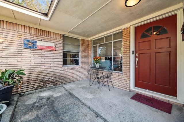 view of entrance to property