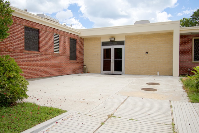 back of property with a patio area