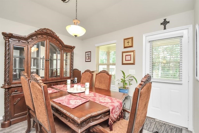 view of dining room