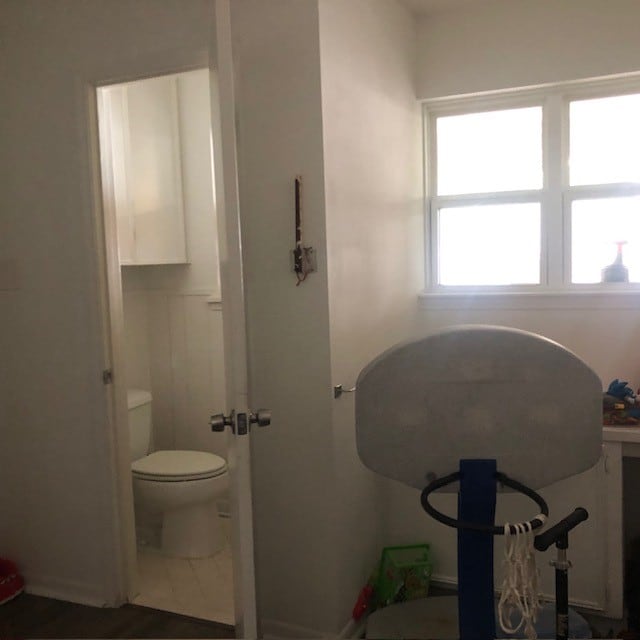 bathroom with toilet