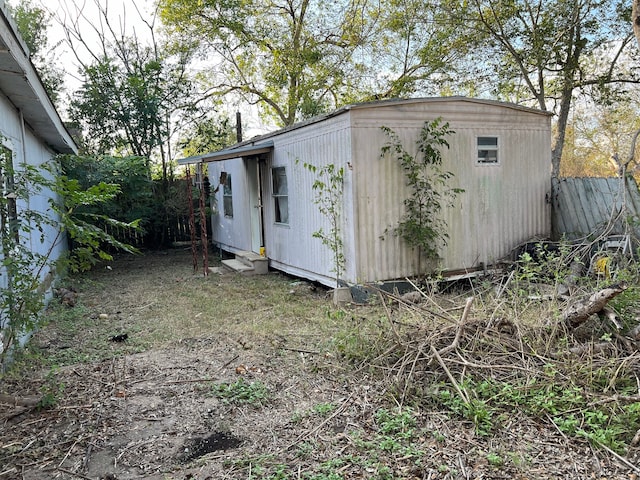 view of outbuilding