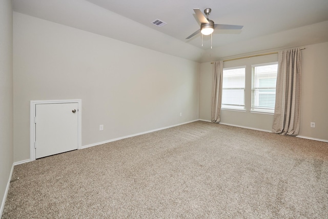 9291 Inland Leather Ln, Conroe, TX 77385 - carpeted spare room with ceiling fan and baseboards