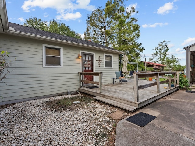 view of deck