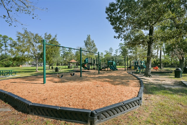 view of play area