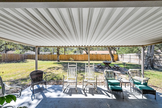 view of patio