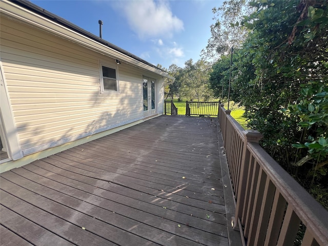 view of deck