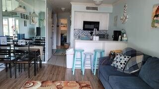 living room featuring hardwood / wood-style floors