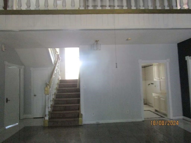 view of staircase