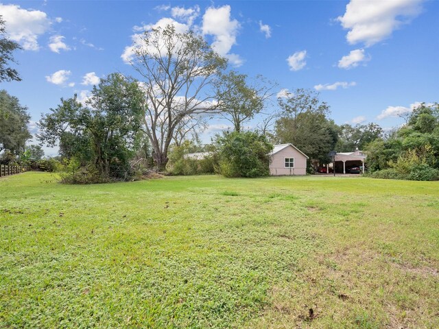 view of yard