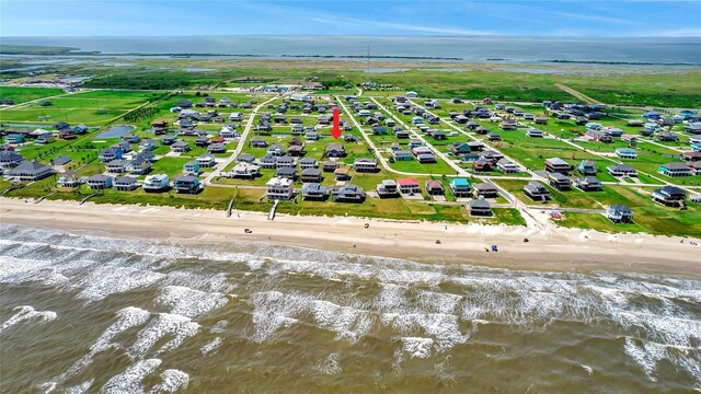 2423 Sandpiper, Crystal Beach, TX 77650 - drone / aerial view of unending shoreline