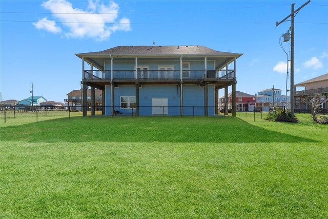 2423 Sandpiper, Crystal Beach, TX 77650 - view of rear view of house