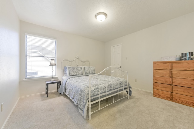 bedroom with carpet floors