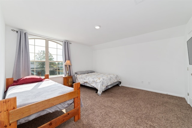 bedroom featuring carpet floors