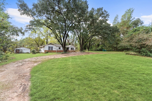 view of yard