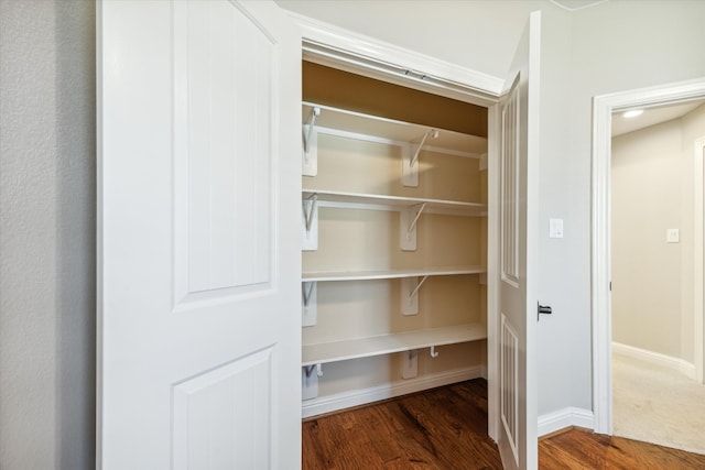 view of closet