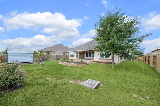 view of yard with a patio