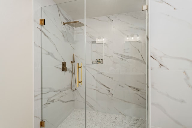 bathroom with an enclosed shower