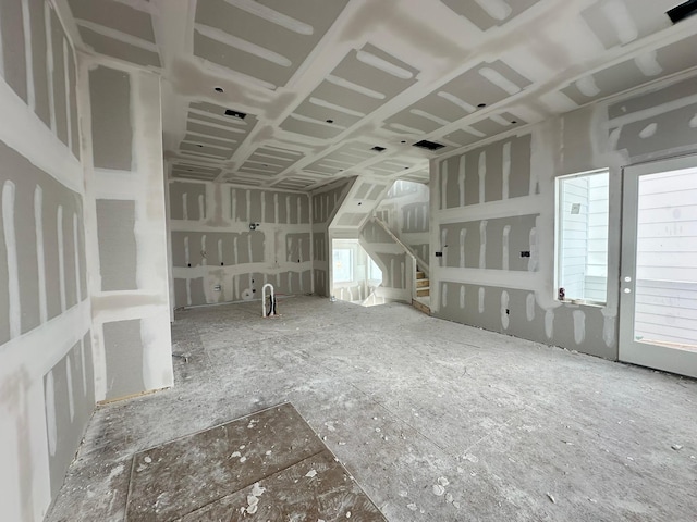 view of unfurnished living room