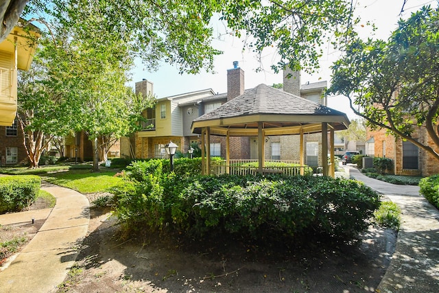 surrounding community featuring a gazebo