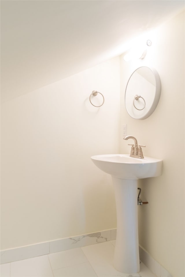 bathroom featuring tile patterned floors