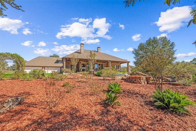 view of back of property