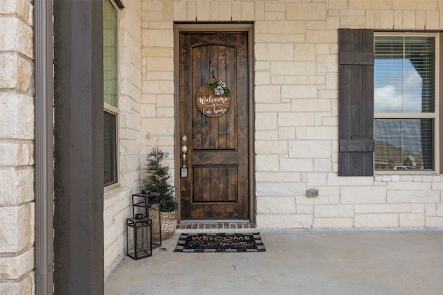 view of property entrance