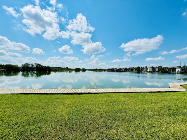 view of water feature