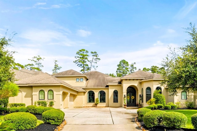 view of mediterranean / spanish house